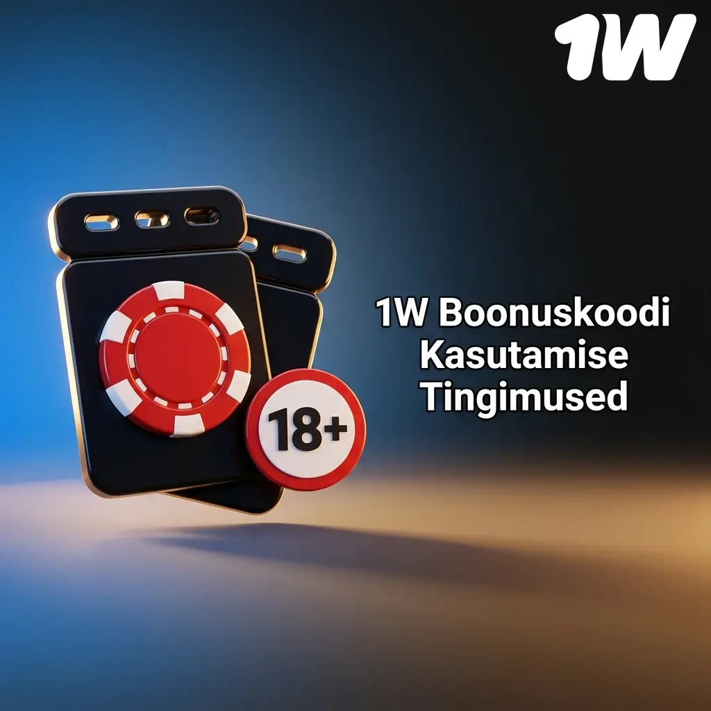 1W kasiino boonuskoodi kasutamise tingimused uutele mängijatele, deposiit ja läbimängimine