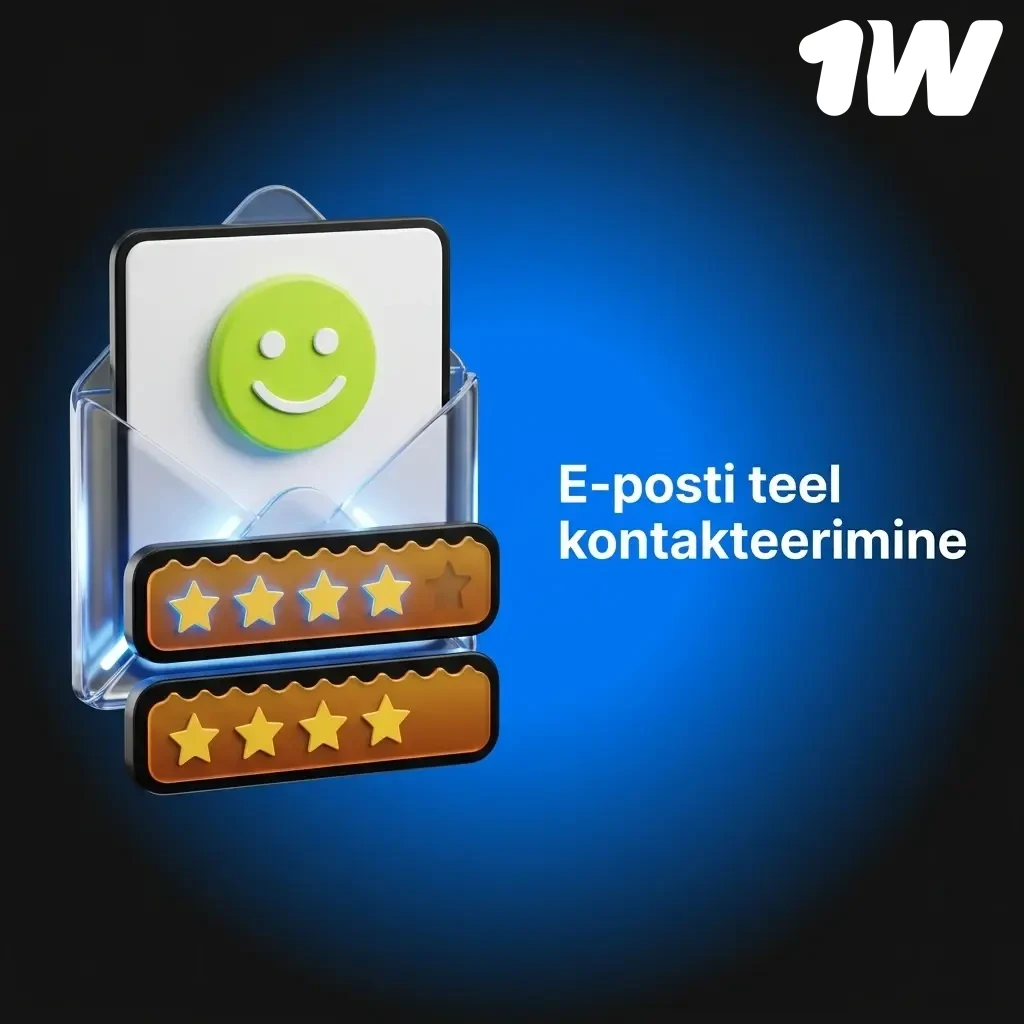 E-posti teel 1w tugiteenuse poole pöördumine dokumentide ja kaebuste esitamiseks, vastusaeg 24-48h