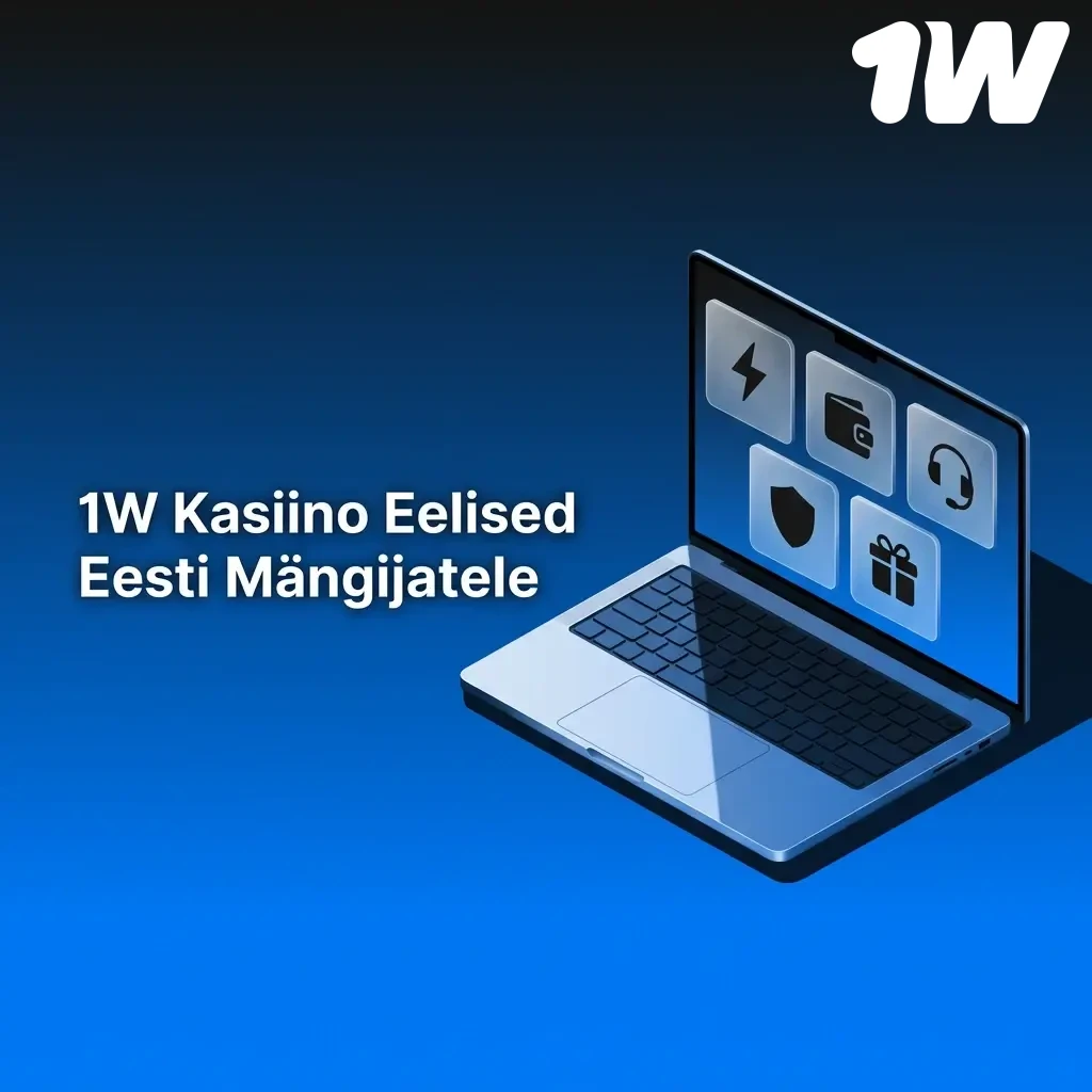 1W kasiino eelised Eesti mängijatele: mängude valik, krüptomaksed, mobiilirakendus ja boonused