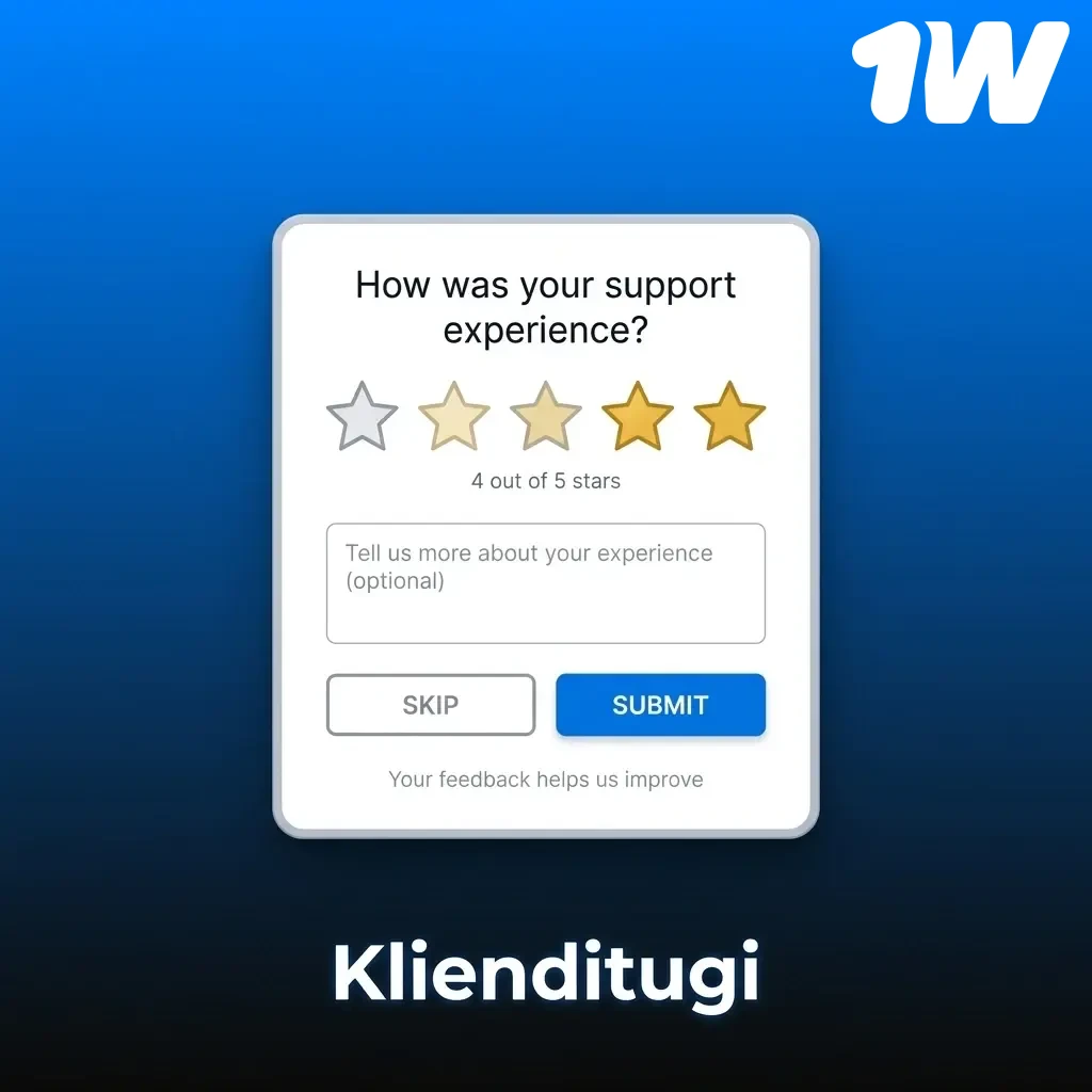 1w klienditugi 24/7 – live-vestlus, e-post ja KKK kiire abi saamiseks