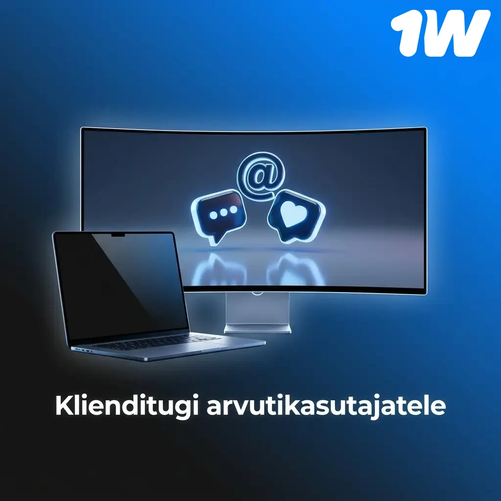 1w klienditoe kontaktmeetodid arvutikasutajatele: live-vestlus, e-post, sotsiaalmeedia ja abikeskus