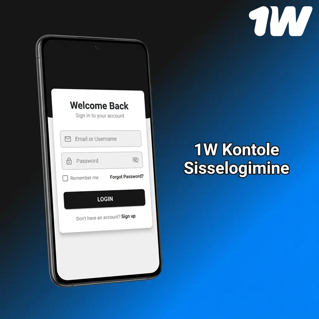 1W kontole sisselogimise juhend: e-posti ja parooliga turvaline juurdepääs kontole