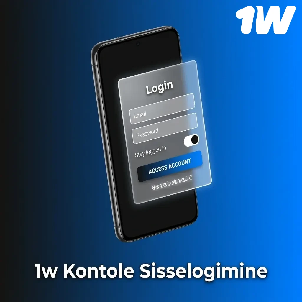 1w kontole sisselogimise juhend: e-post, parool ja kaheastmeline autentimine turvaliseks juurdepääsuks