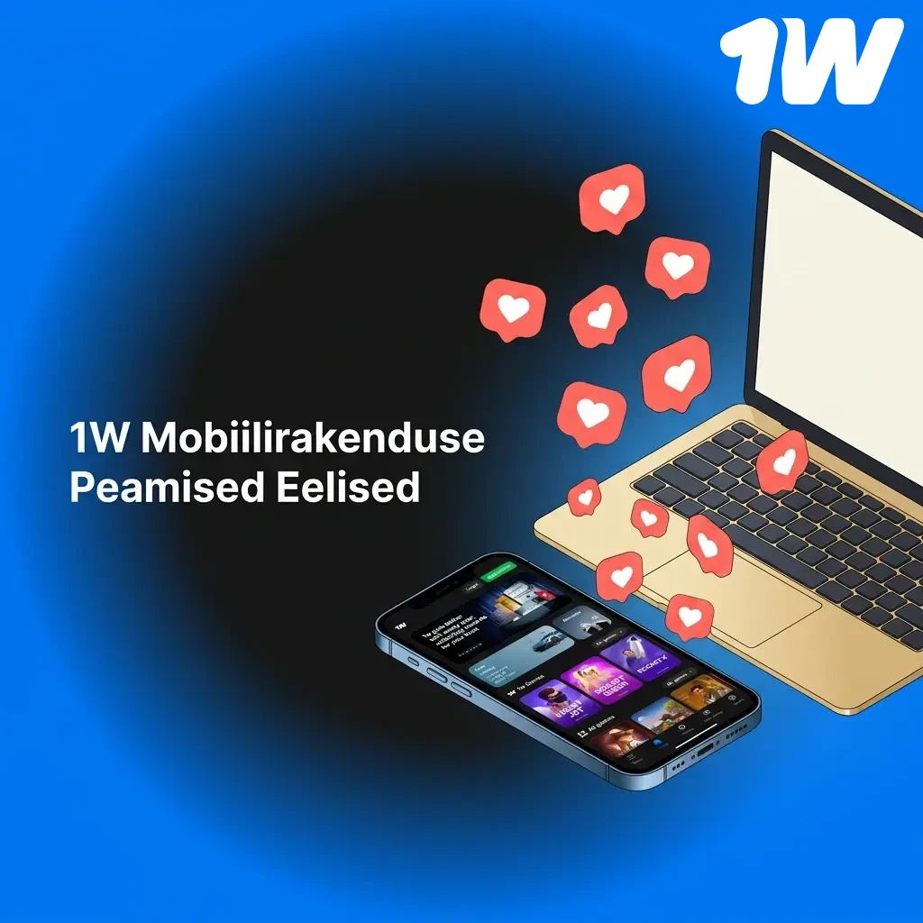 1W mobiilirakenduse eelised: boonus kuni 600%, krüptomaksed, PWA-tehnoloogia ja 24/7 tugi Eesti mängijatele