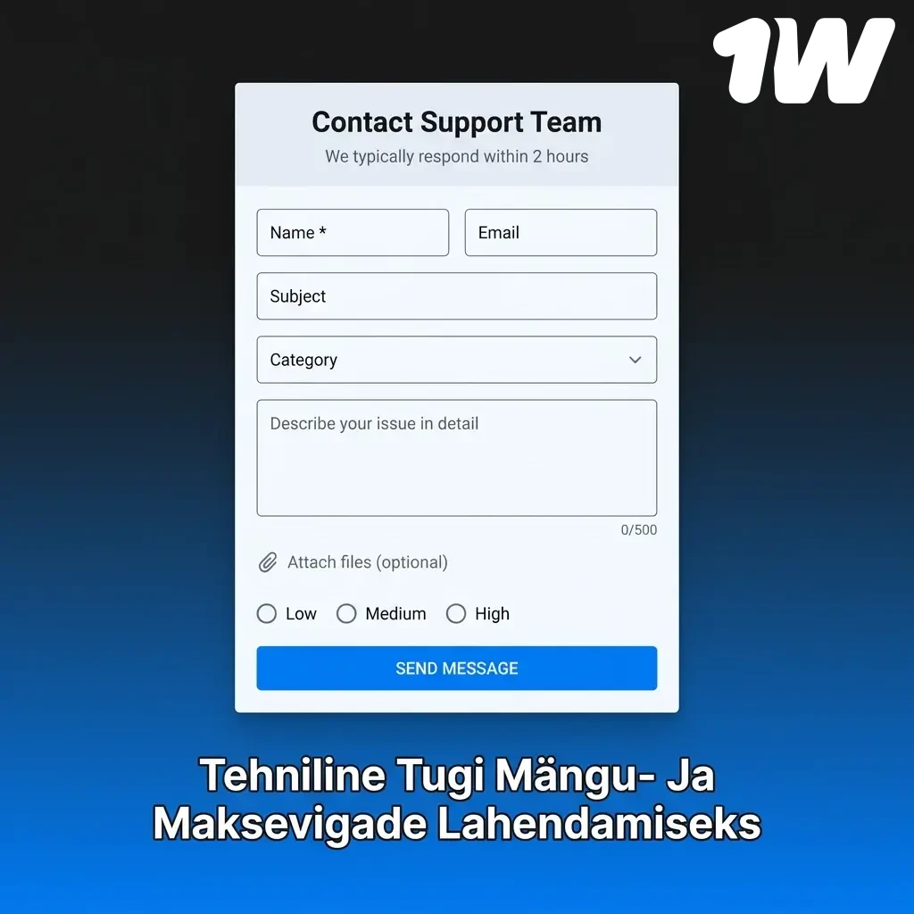 Tehniline tugi mängu- ja maksevigade lahendamiseks: sisselogimine, maksed, mängu katkestused