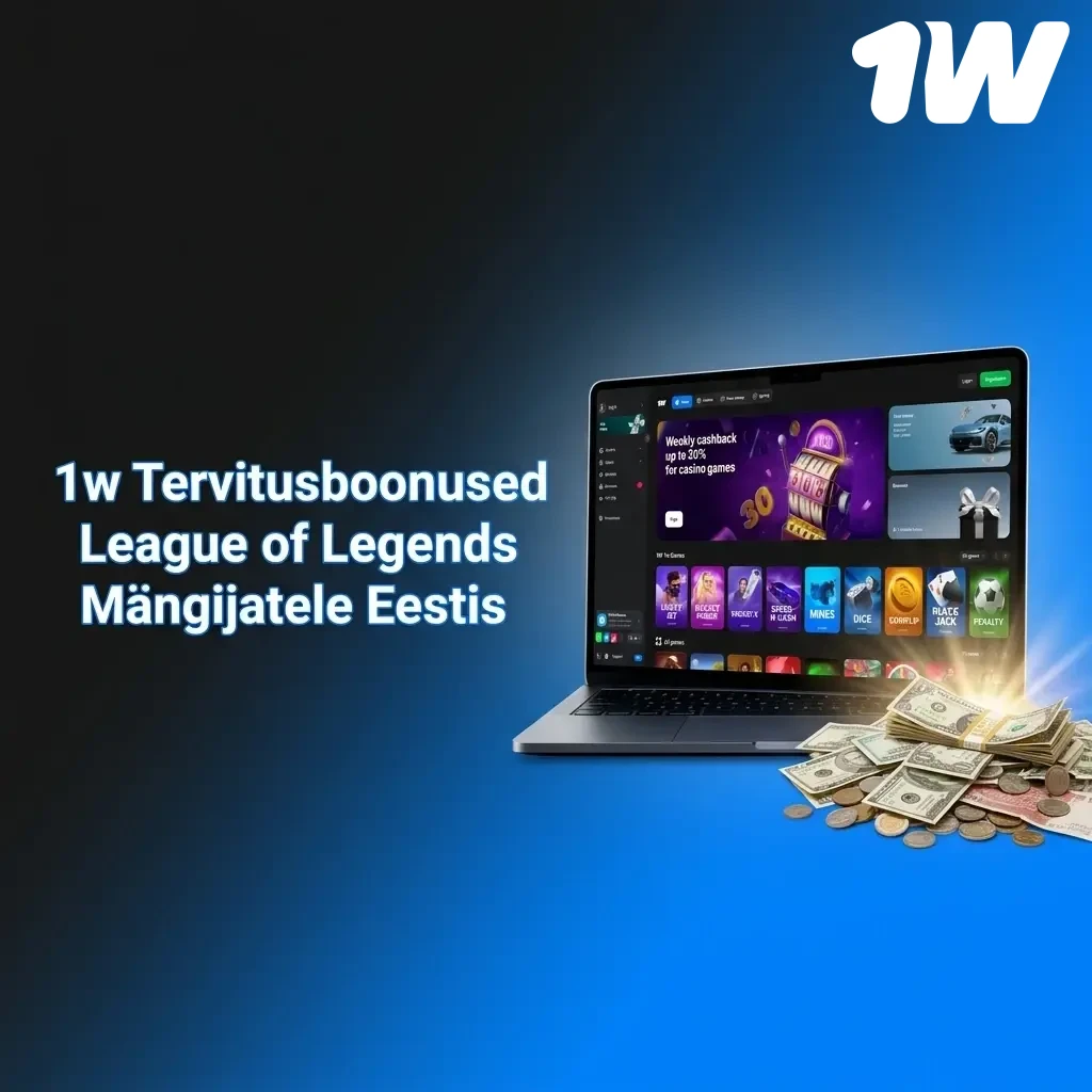 1w tervitusboonus kuni 600% neljale esimesele deposiidile League of Legends kihlvedude jaoks Eestis
