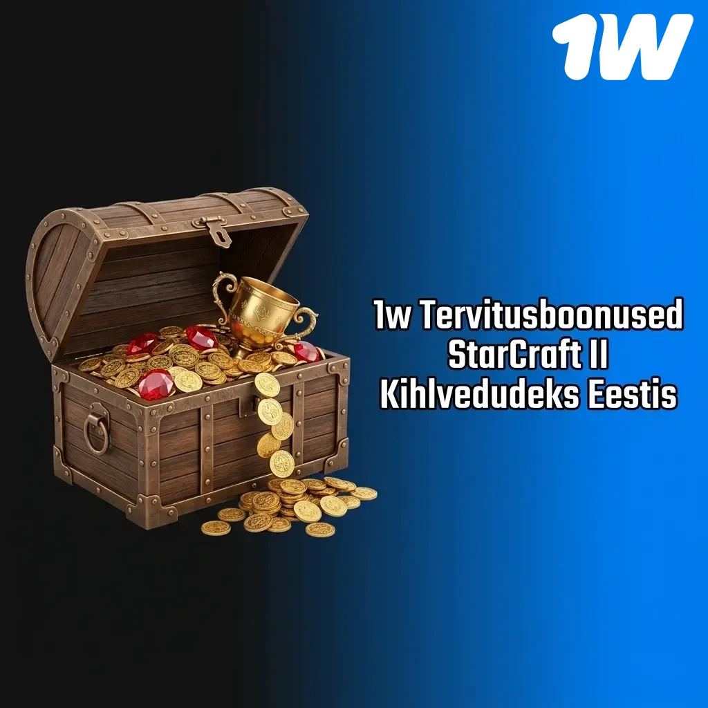 1w tervitusbonus kuni 600% neljale esimesele deposiidile koos tasuta keerutustega StarCraft II kihlvedudeks