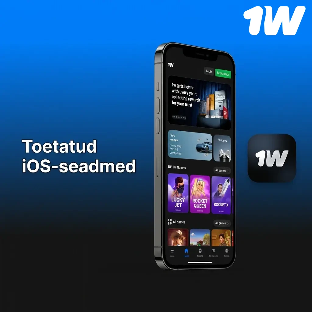 Apple'i toetatud iOS-seadmed: iPhone ja iPad mudelid, mis ühilduvad 1W PWA lahendusega Safari brauseris