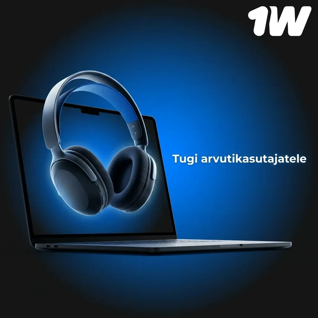 1W töölauarakenduse klienditoe kontaktimeetodid: live vestlus, e-post, telefon ja sotsiaalmeedia