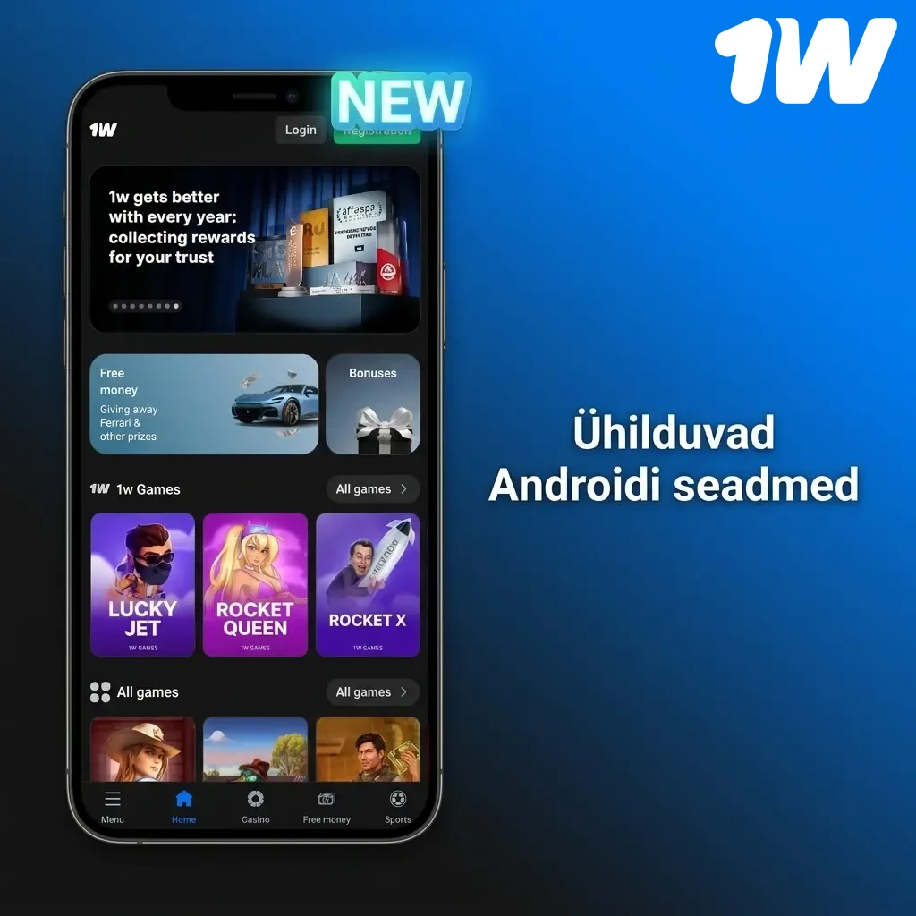 1w rakendusega ühilduvad Androidi seadmed: Samsung, Xiaomi, OnePlus, Google Pixel, Huawei ja teised