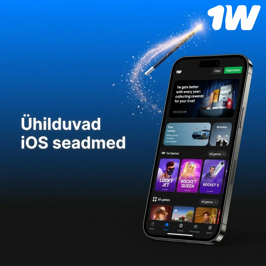 Ühilduvad iOS seadmed: iPhone X kuni 15 seeria ja iPad Air ning iPad Pro mudelid 1W rakendusega