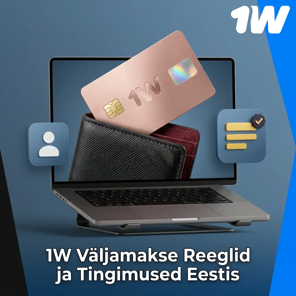 1W kasiinode väljamakse reeglid Eestis: KYC, boonustingimused ja minimaalsed summad