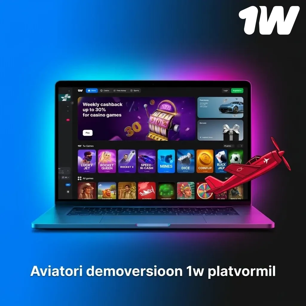 Aviator demo 1w platvormil – tasuta mäng virtuaalrahaga ilma registreerimiseta, harjuta strateegiaid riskivabalt
