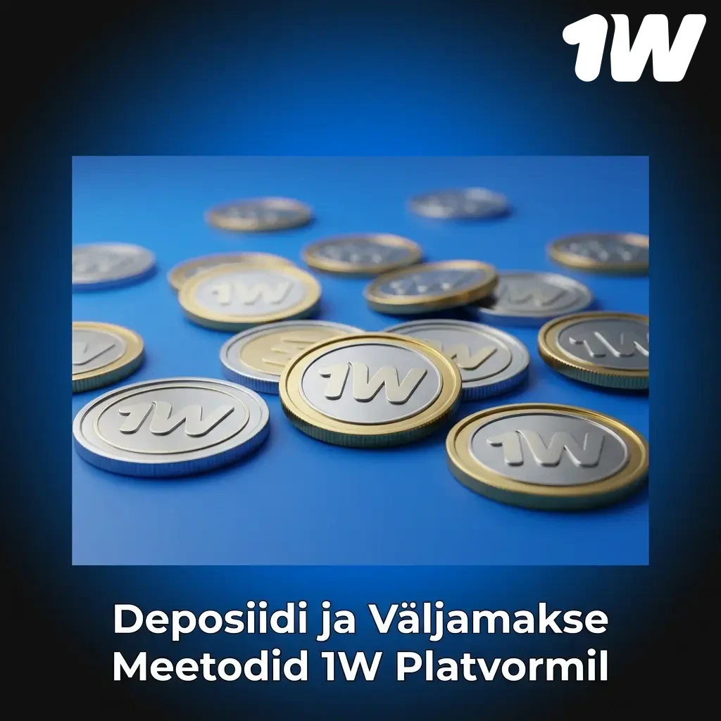 1W platvormi deposiidi ja väljamakse meetodid: Bitcoin, Ethereum, USDT ja muud krüptovaluutad Eesti mängijatele