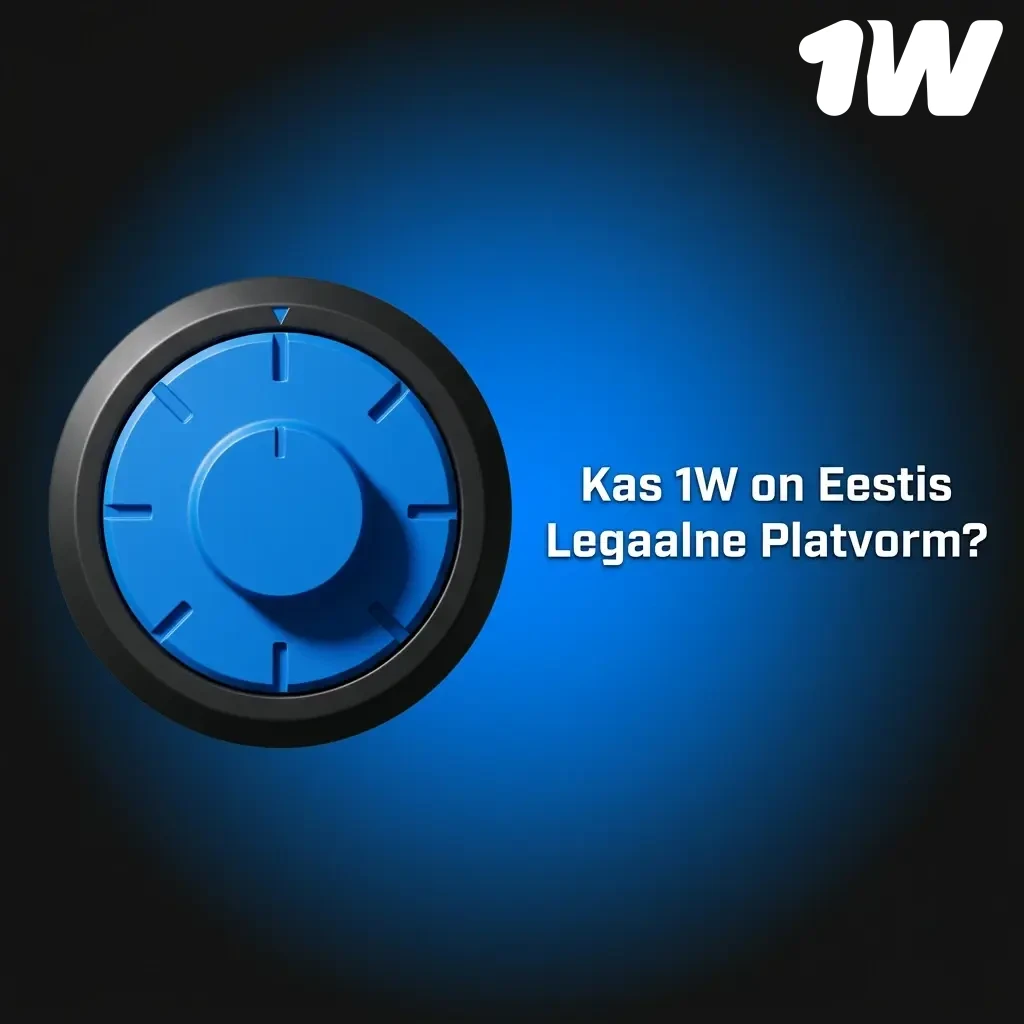 1W Eesti legaalne hasartmänguplatvorm Curacao litsentsiga, vastutustundlik mängimine ja privaatsuskaitse