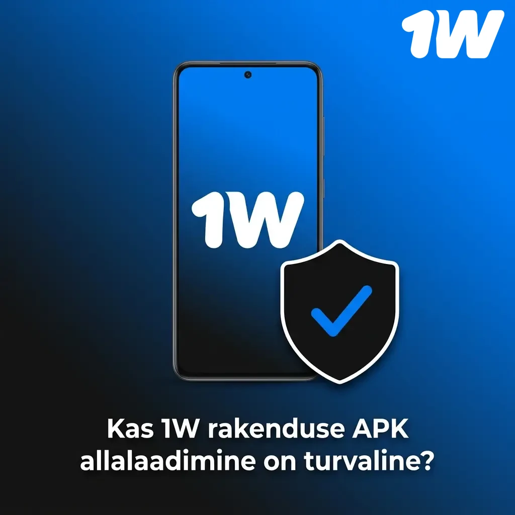 1W rakenduse APK allalaadimine on turvaline tänu SSL-krüpteerimisele ja ametlikule mänguliitsentsile
