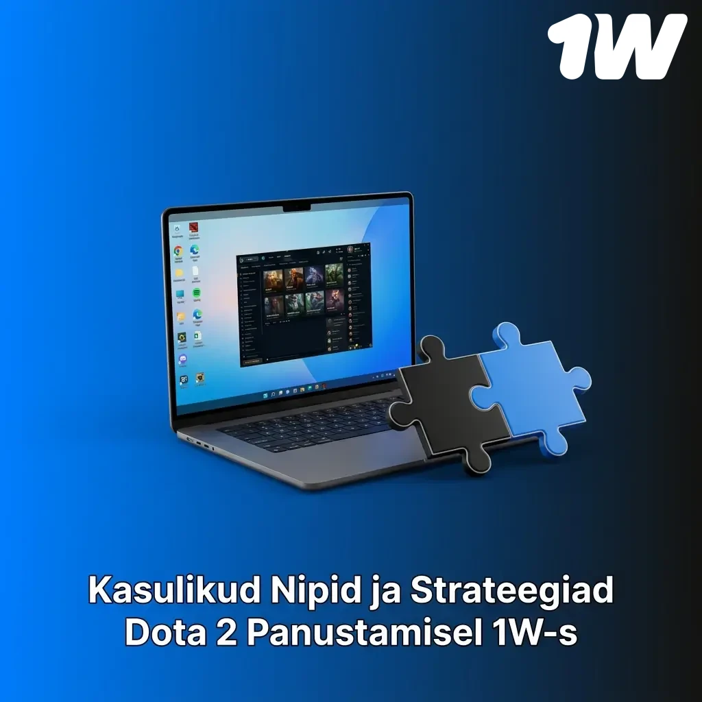 Dota 2 panustamise nipid ja strateegiad: bankroll, koefitsiendid ja live-panustamine 1W-s