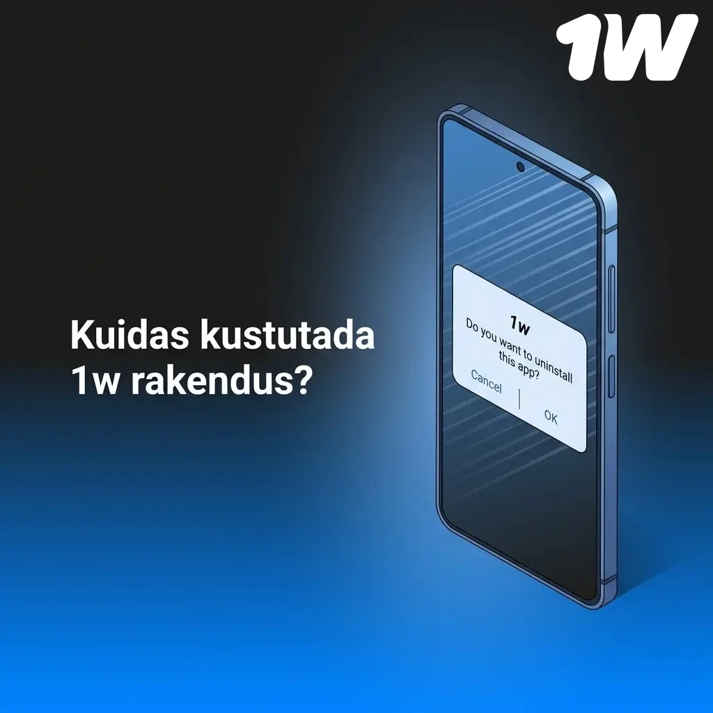 1w rakenduse kustutamine Androidil ja iOS-il – juhend rakenduse eemaldamiseks seadmest