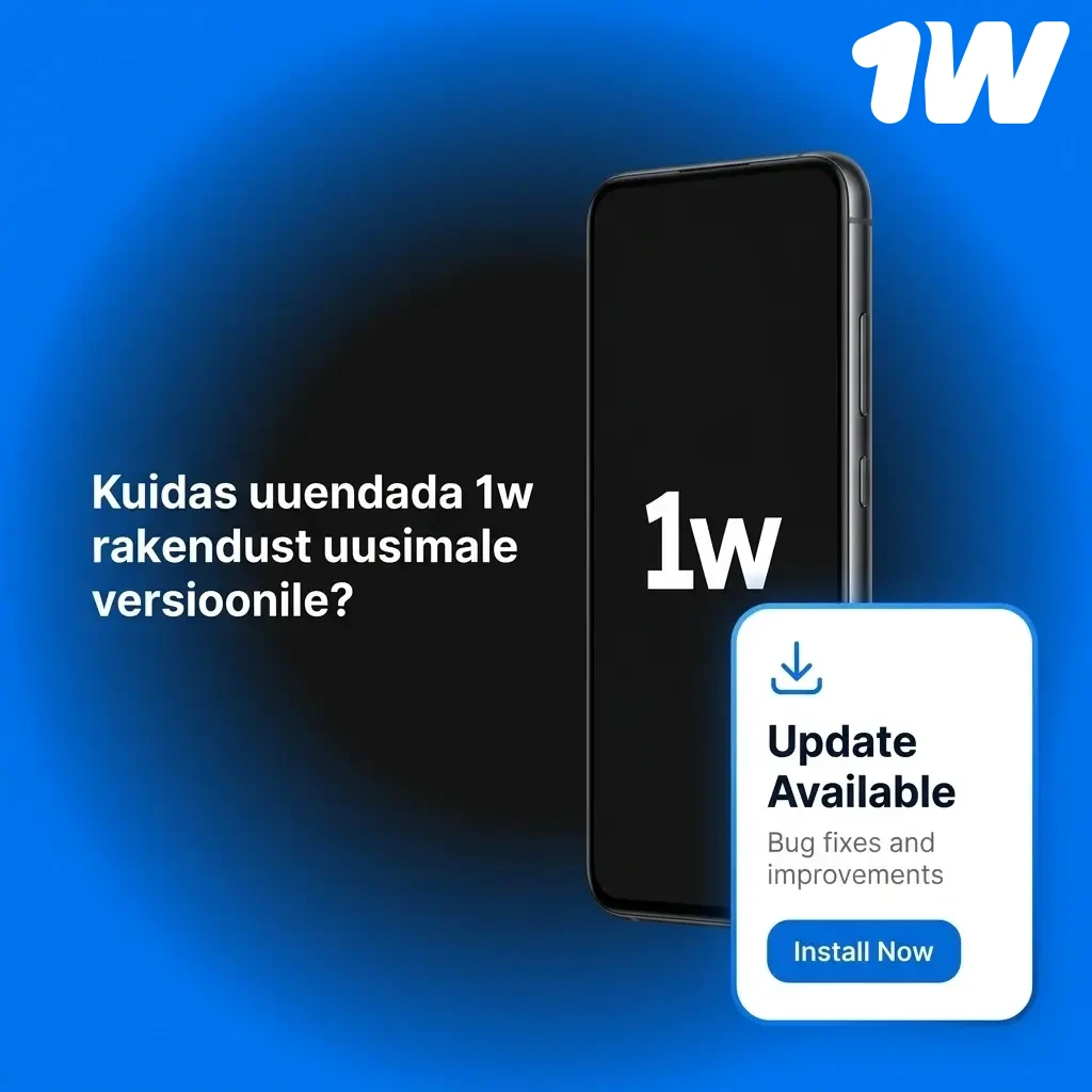 1w rakenduse uuendamine Androidil APK kaudu ja iOS PWA automaatne uuendamine Safaris