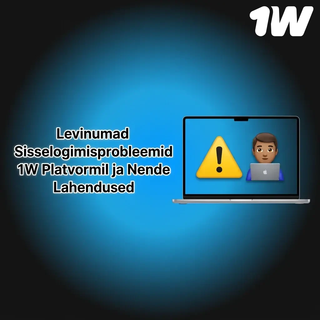 1W platvormi levinumad sisselogimisprobleemid ja lahendused: vale parool, blokeeritud konto, autentimisvead