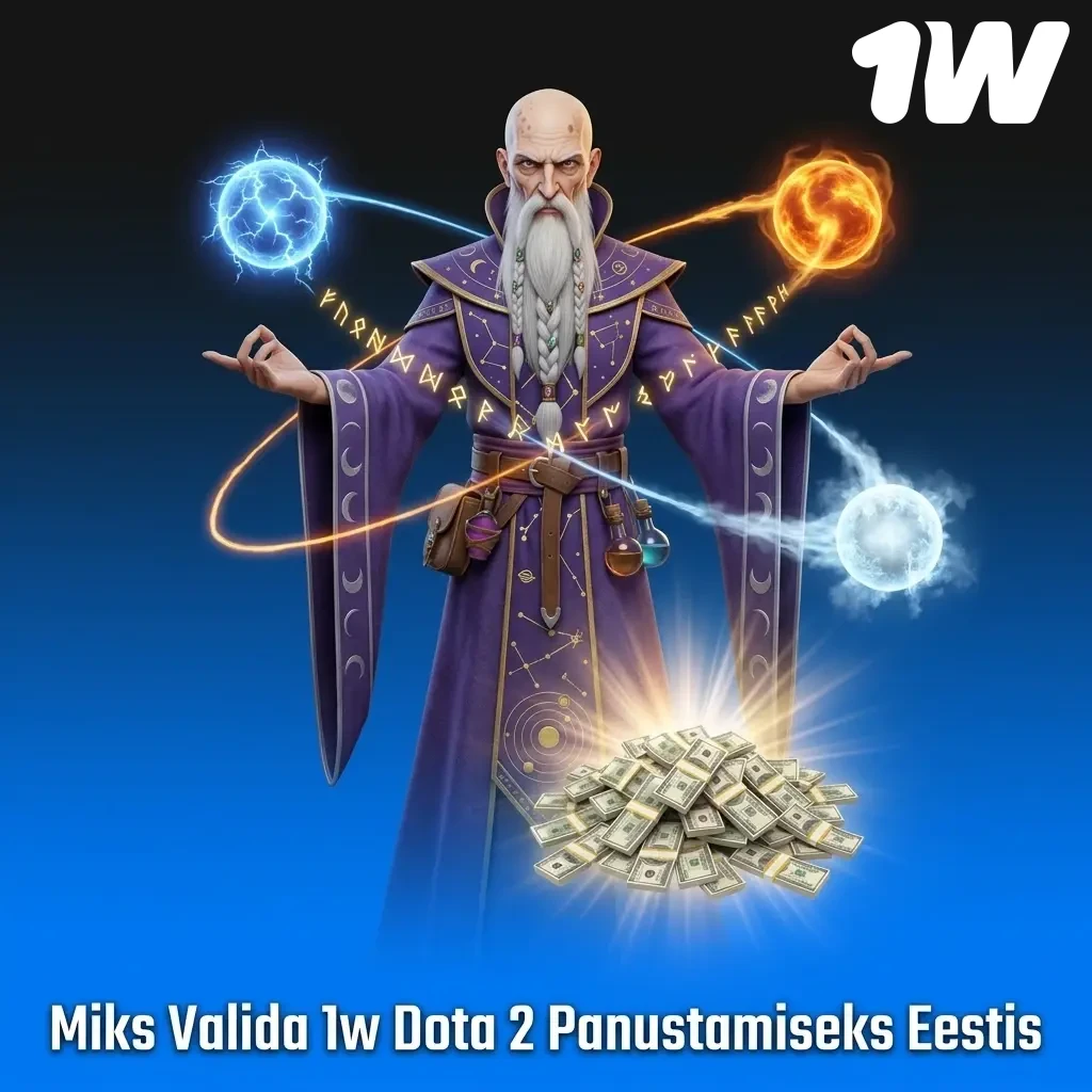 1w Dota 2 panustamisplatvorm Eesti mängijatele – boonused, kohalikud maksed ja konkurentsivõimelised koefitsiendid