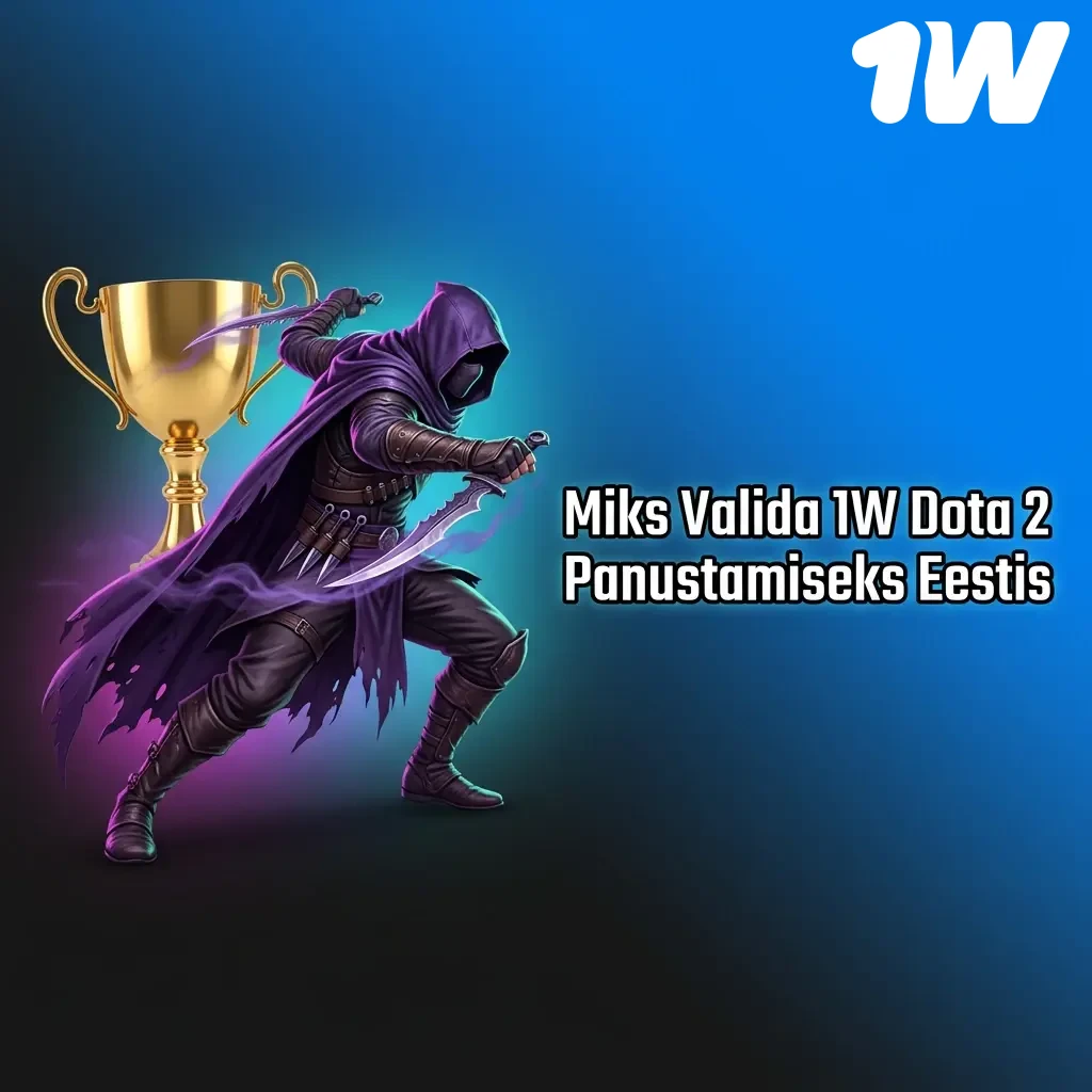 1W Dota 2 panustamisplatvorm Eesti mängijatele – boonused, kohalikud maksed ja konkurentsivõimelised koefits