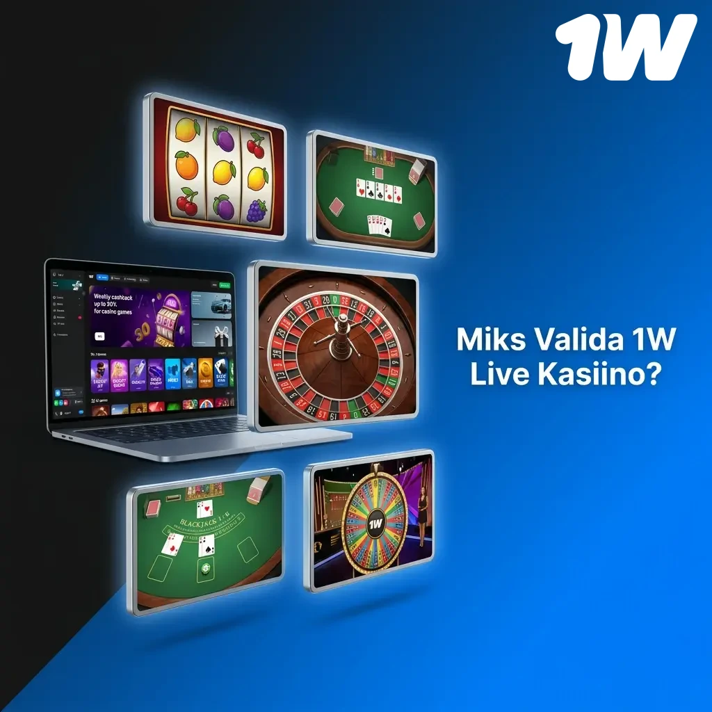 1W live kasiino päris diileritega reaalajas – interaktiivne, läbipaistev ja mobiilselt ligipääsetav