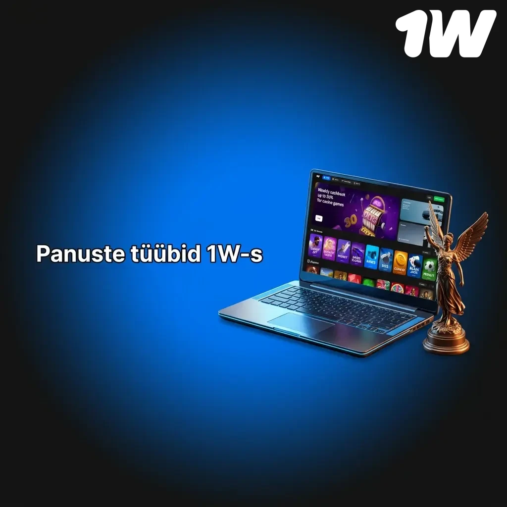 1W platvormi panuste tüübid: üksikpanus, ekspress ja süsteempanus – strateegiad ja eelistused