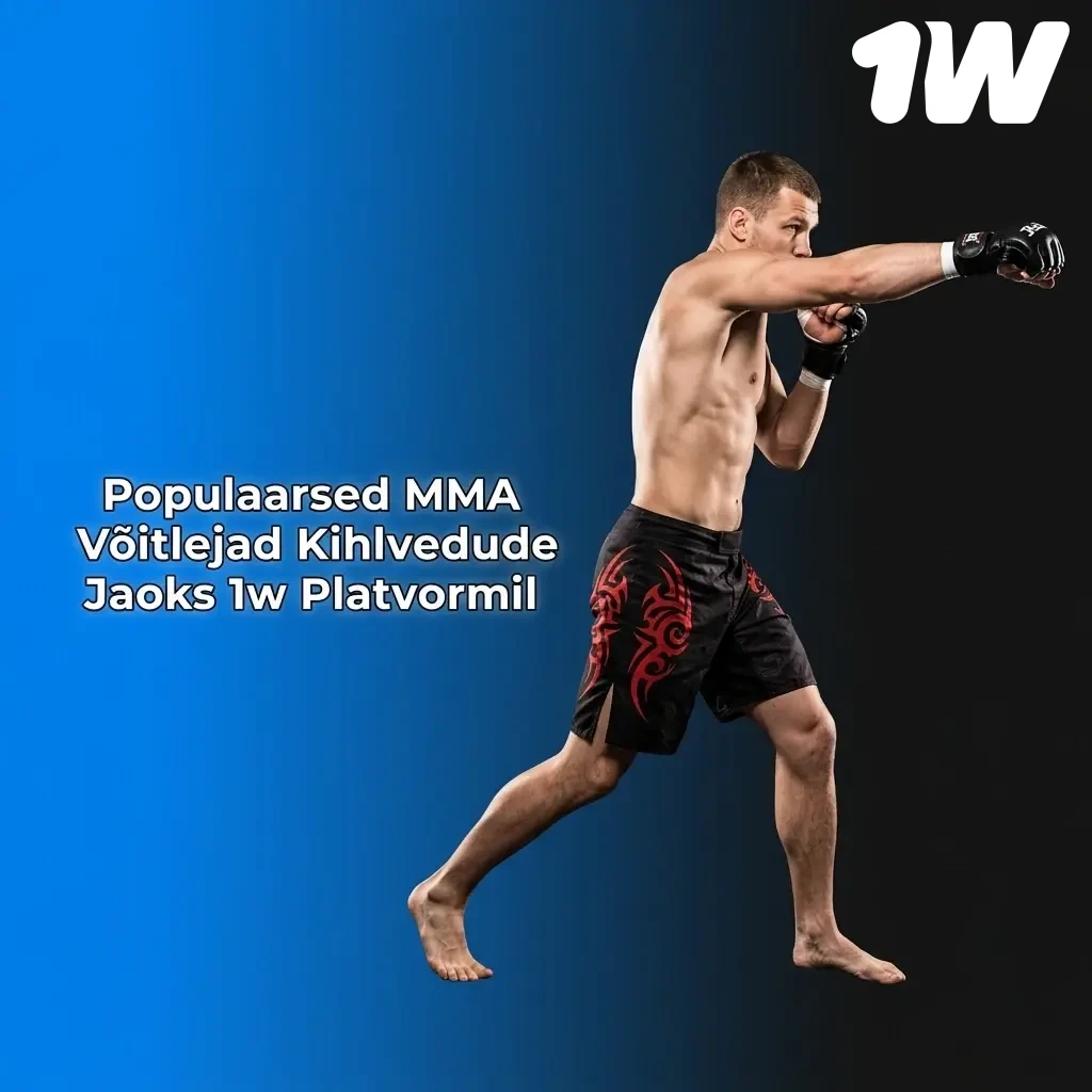 Populaarsed MMA võitlejad 1w platvormil: Jon Jones, Islam Makhachev, Alex Pereira ja teised UFC tähted