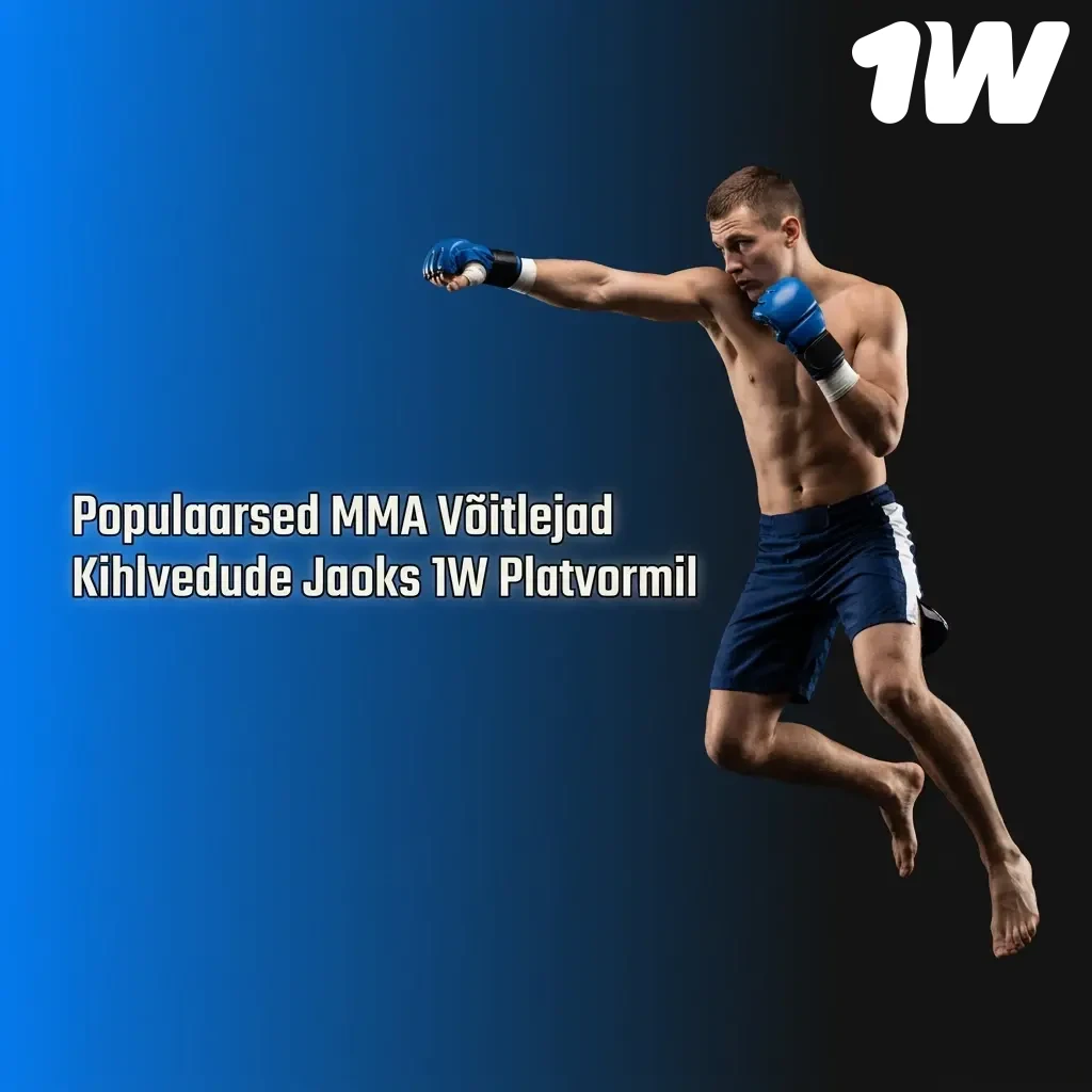 Populaarsed MMA võitlejad 1W platvormil: Jon Jones, Islam Makhachev, Alex Pereira ja teised UFC tähed