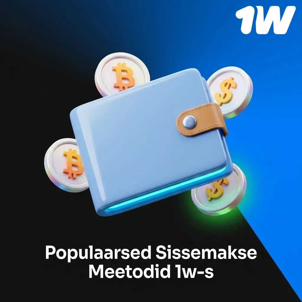 1w kasino populaarsed sissemakse meetodid: Bitcoin, Ethereum, Tether, Litecoin, Tron ja Ripple