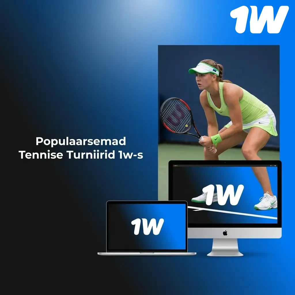 Populaarsemad tennise turniirid: Grand Slam, ATP ja WTA võistlused panustamiseks 1w-s