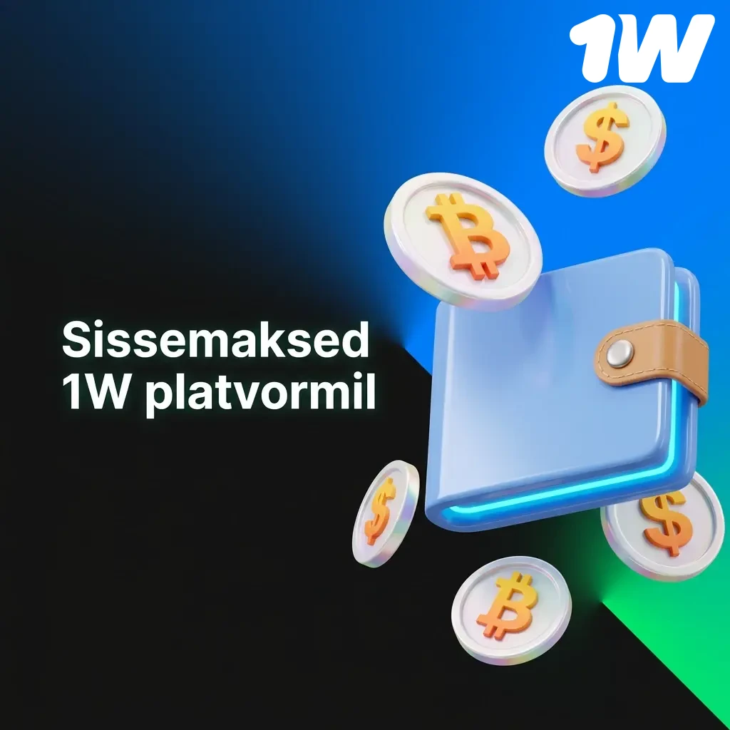 1W platvormi sissemakse juhend – kiire ja mugav raha lisamine kontole erinevate makseviisidega