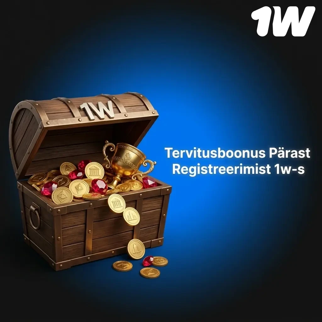 1w kasiino tervitusboonus kuni 600% neljale esimesele deposiidile koos tasuta keerutustega uutele mängijatele
