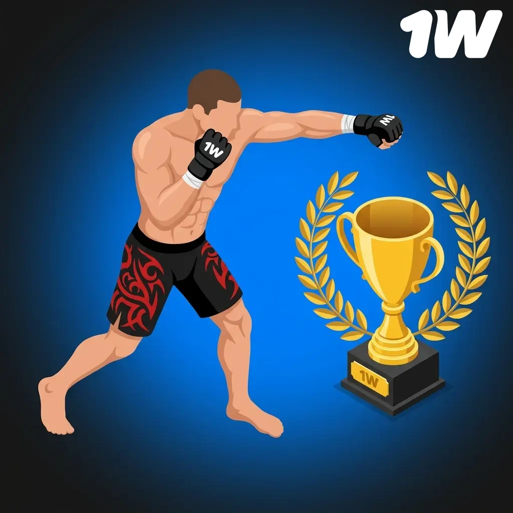 1W spordikihlvedude tervitusboonus uutele kasutajatele – deposiit, läbimängimine ja MMA panused